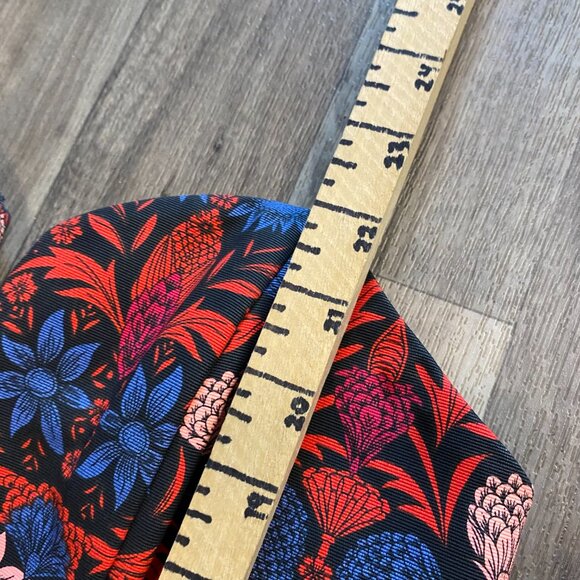 H&M Conscious Red Floral Strapless Romper Size 4 - Picture 6 of 10